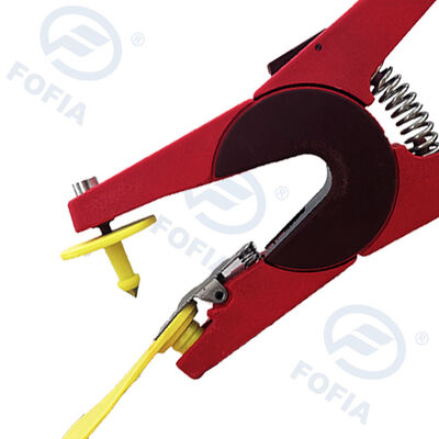 New FOFIA Aluminum Alloy Farm Animal Ear Tag Applicator with Laser Coding for Cattle Pig Sheep Horse Ear Tags 3 Months Warranty