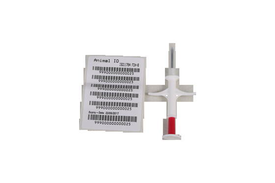 ریزتراشه قابل کاشت برچسب فرستنده RFID 134.2 KHz 20G 2.12mm X 12mm