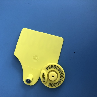 برچسب‌های گوش الکترونیکی گوسفند 134.2khz EM4305 برای شناسایی Rfid