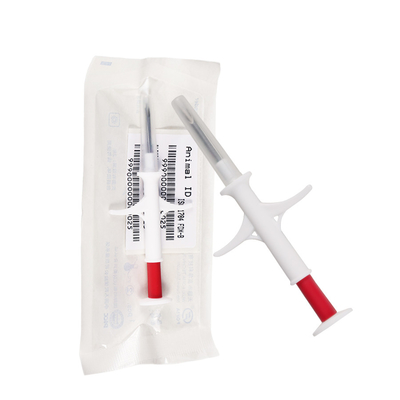 ISO11784/5 EO مایکروچیپ استریلیزه شده گاز با شماره 15 رقمی به عنوان شماره شناسایی حیوانات