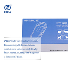 اسکنر ریزتراشه RFID حیوانات LF 134.2khz دستی با باتری لیتیومی