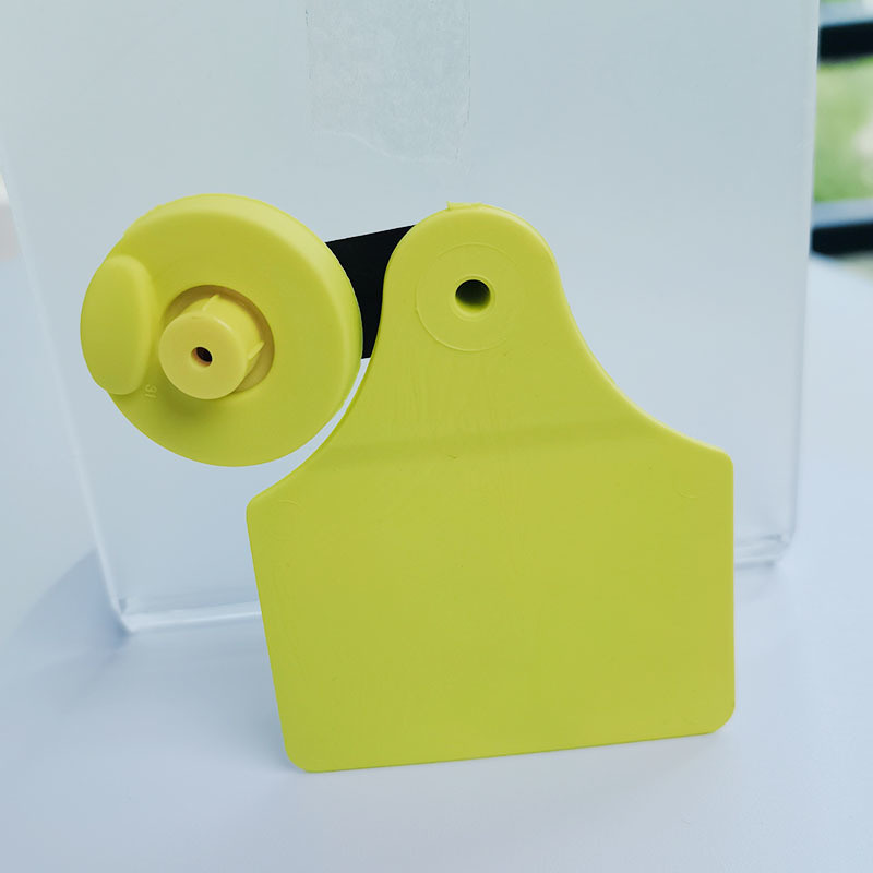 134.2kHz FDX-B Electronic Ear Tags For Livestock & Animal Identification,Yellow, Lightweight & Durable