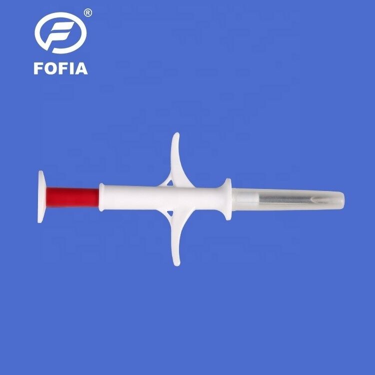 رنگ سفارشی یونیورسل مایکروچیپ حیوانات خانگی برچسب شناسه RFID قابل تزریق سازگار با اسب ها سگ گوسفند بزها شتر گربه