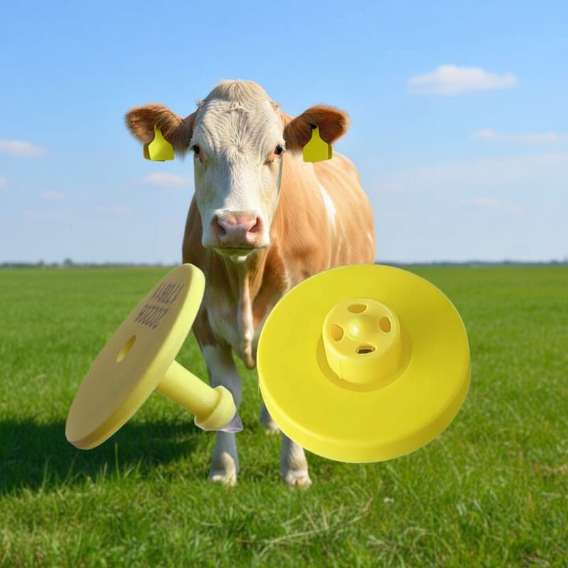 134.2kHz ISO11784/5 FDX-B تگ الکترونیکی گوش با کشش 350 نیوتن برای شناسایی دام