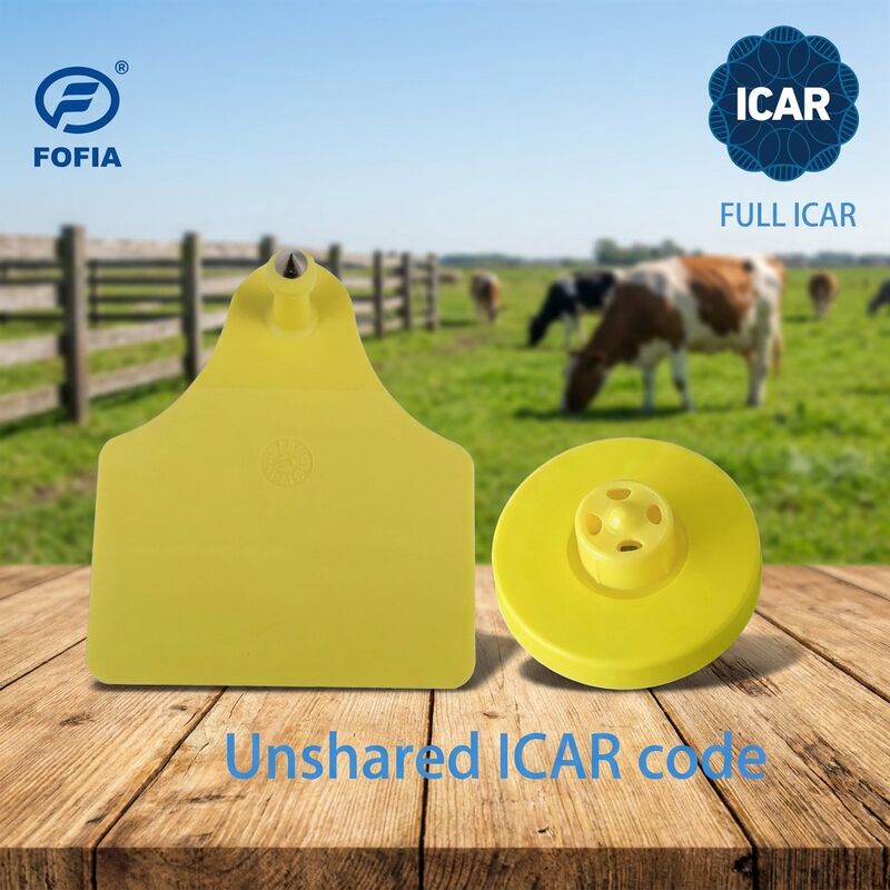 ISO11784/5 FULL ICAR تایید شده برچسب گوش الکترونیکی ضد آب RFID برچسب بز برای مدیریت مزرعه