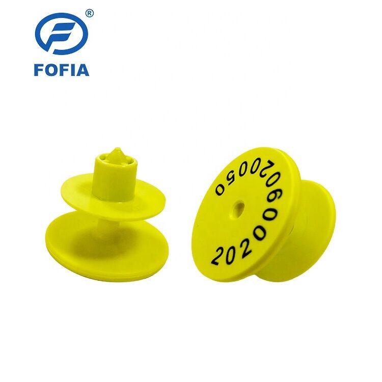 برچسب گوش الکترونیکی UHF GPS برای مدیریت تغذیه گاو / گوسفند / خوک
