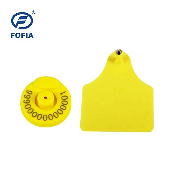 برچسبهای گوش پلاستیکی دارای گواهی Fofia ICAR برای گاو خوک بز شناسایی هوشمند دام مطابق ISO