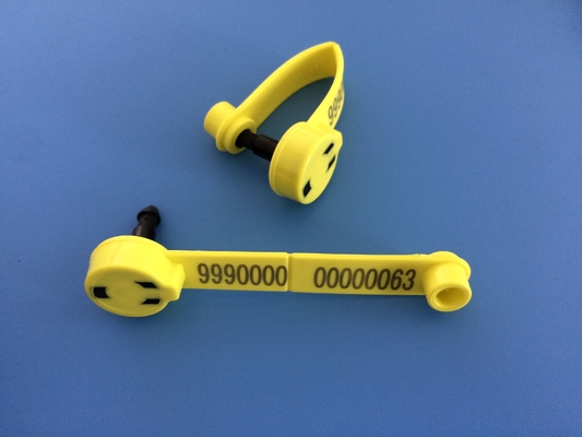 برچسب های گوش گوسفند حیوانی Rfid پلاستیک ISO 11784 134.2 Khz
