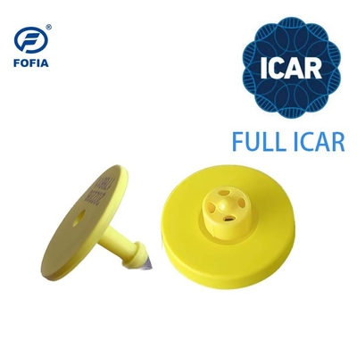 برچسب‌های الکترونیکی RFID گوش حیوانات ICAR 125KHZ/134.2KHZ RFID فرکانس پایین برای ردیابی حیوانات